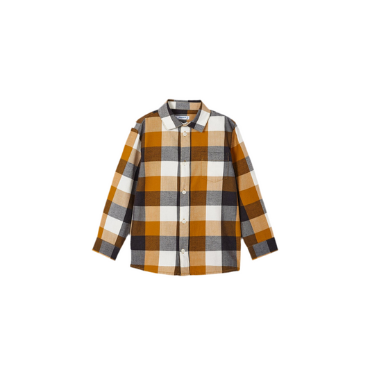 Long Sleeve Checked Shirt