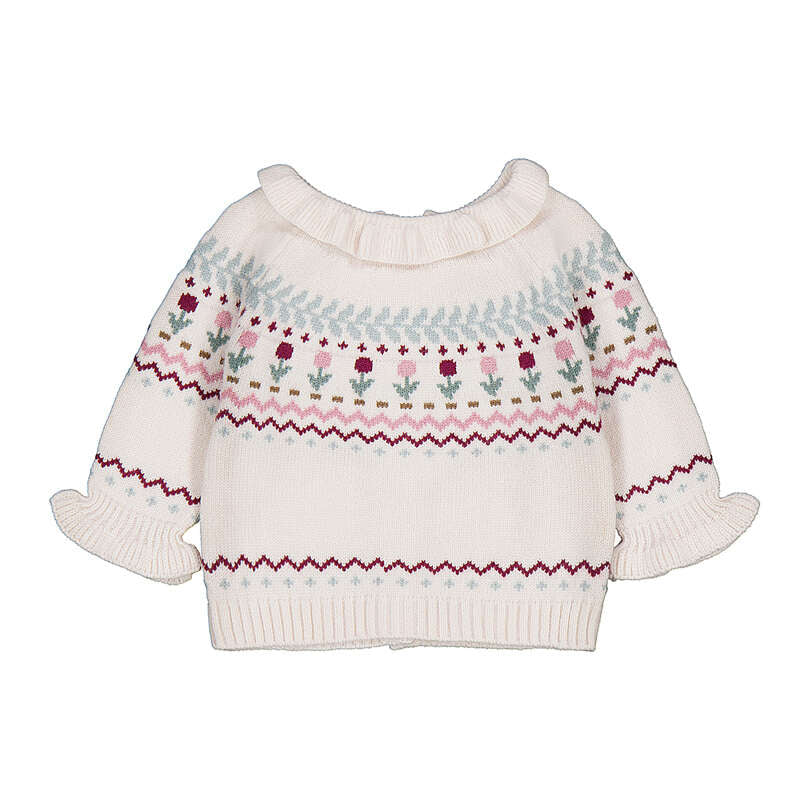Knit Floral Sweater & Legging Set
