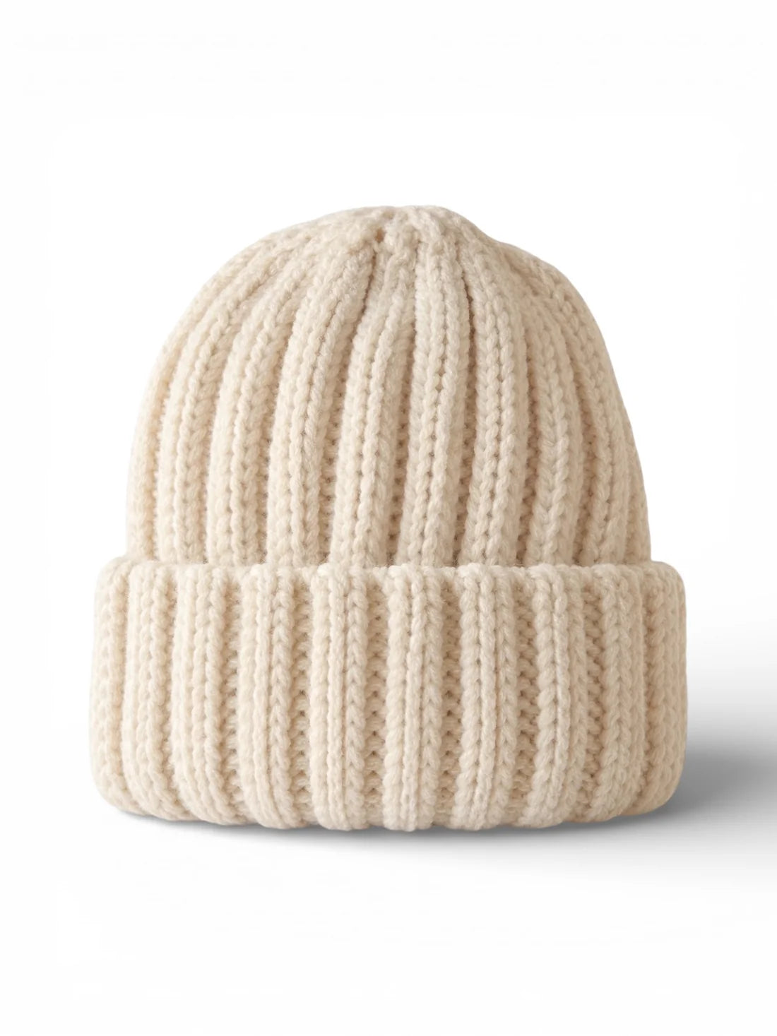 Baby's First Hat, Chunky Knit Bone