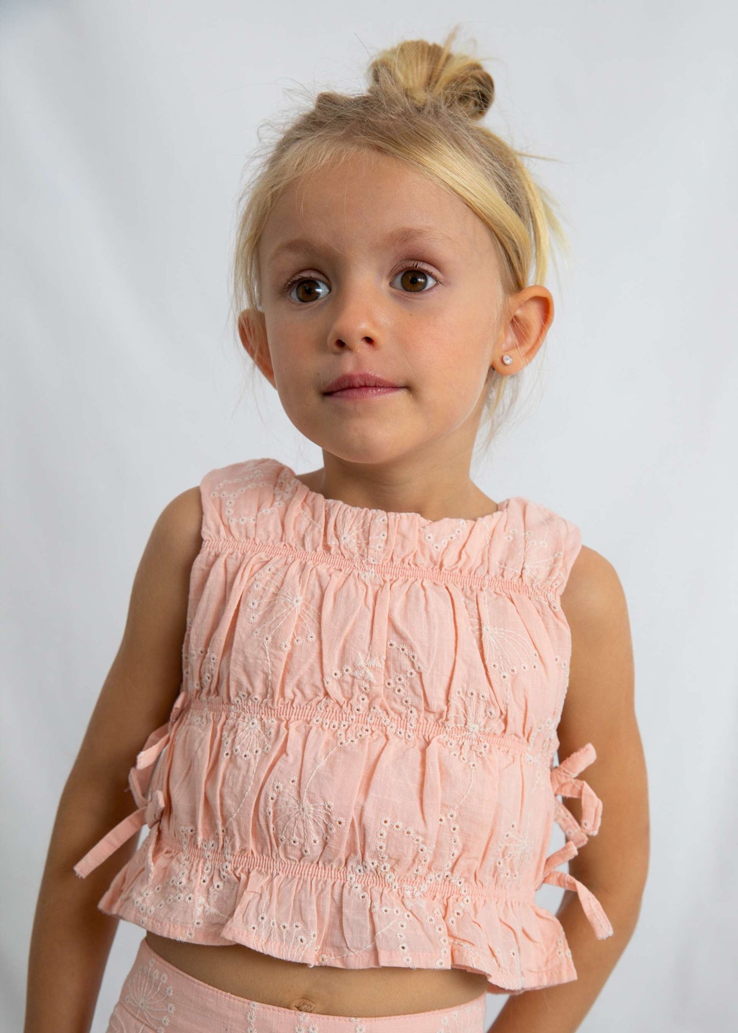 Blossom Pink Eyelet Set