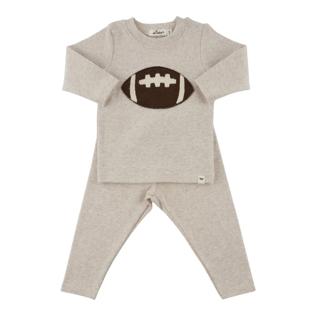 oh baby! Two Piece Set - Football - Malt