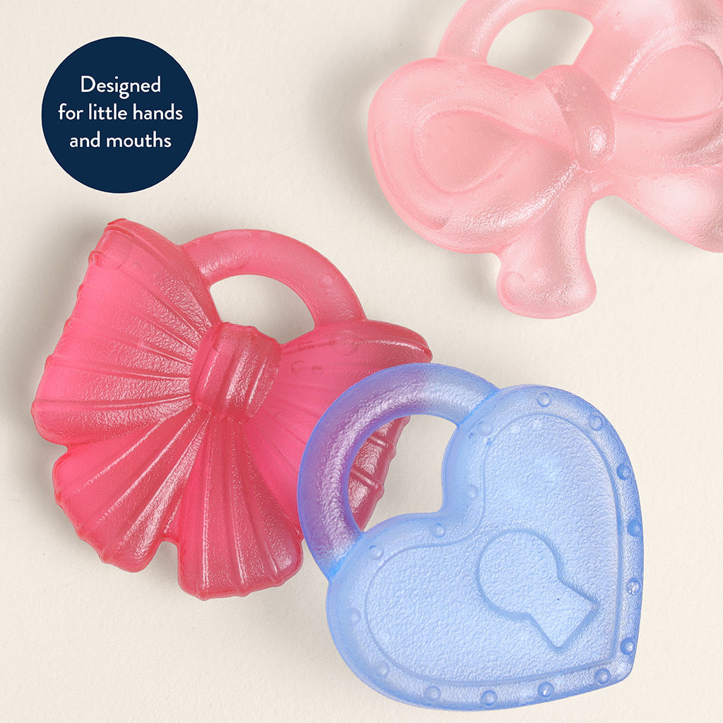Cutie Coolers Water Filled Teethers (3 Pack) Bow