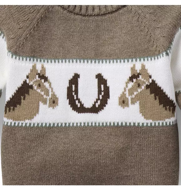 Brown Horse Sweater