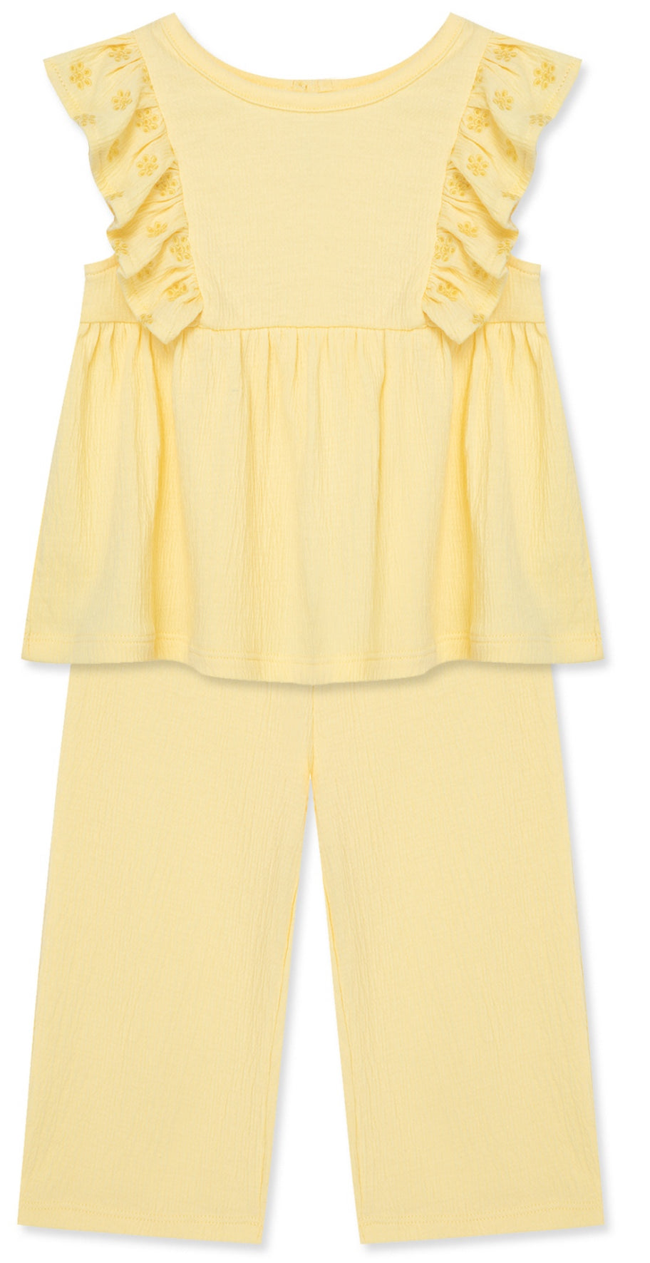 Yellow 2-Piece Pant Set