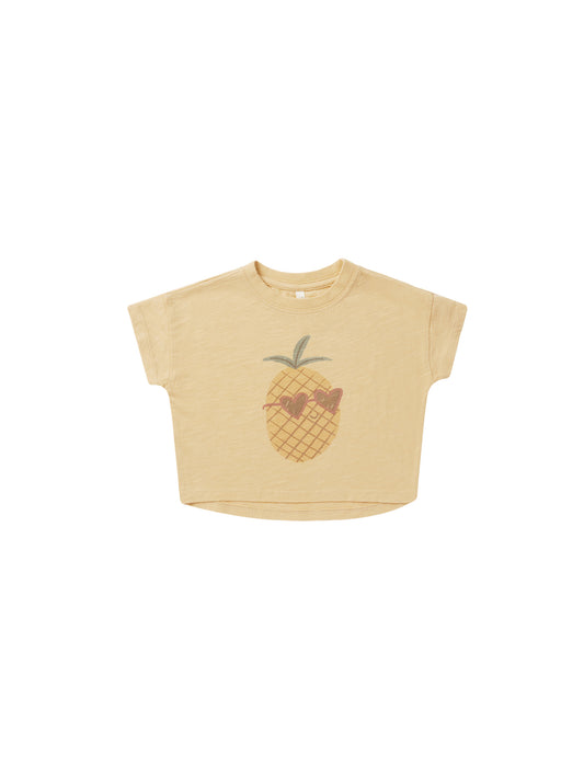 Pineapple Boxy Tee