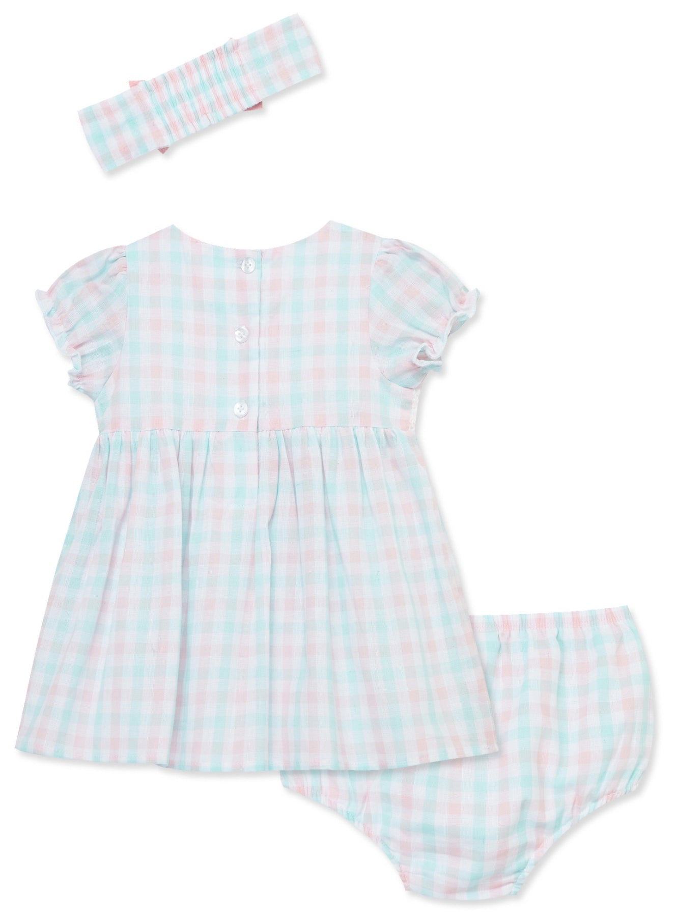 Daisy Love Smocked Plaid Dress