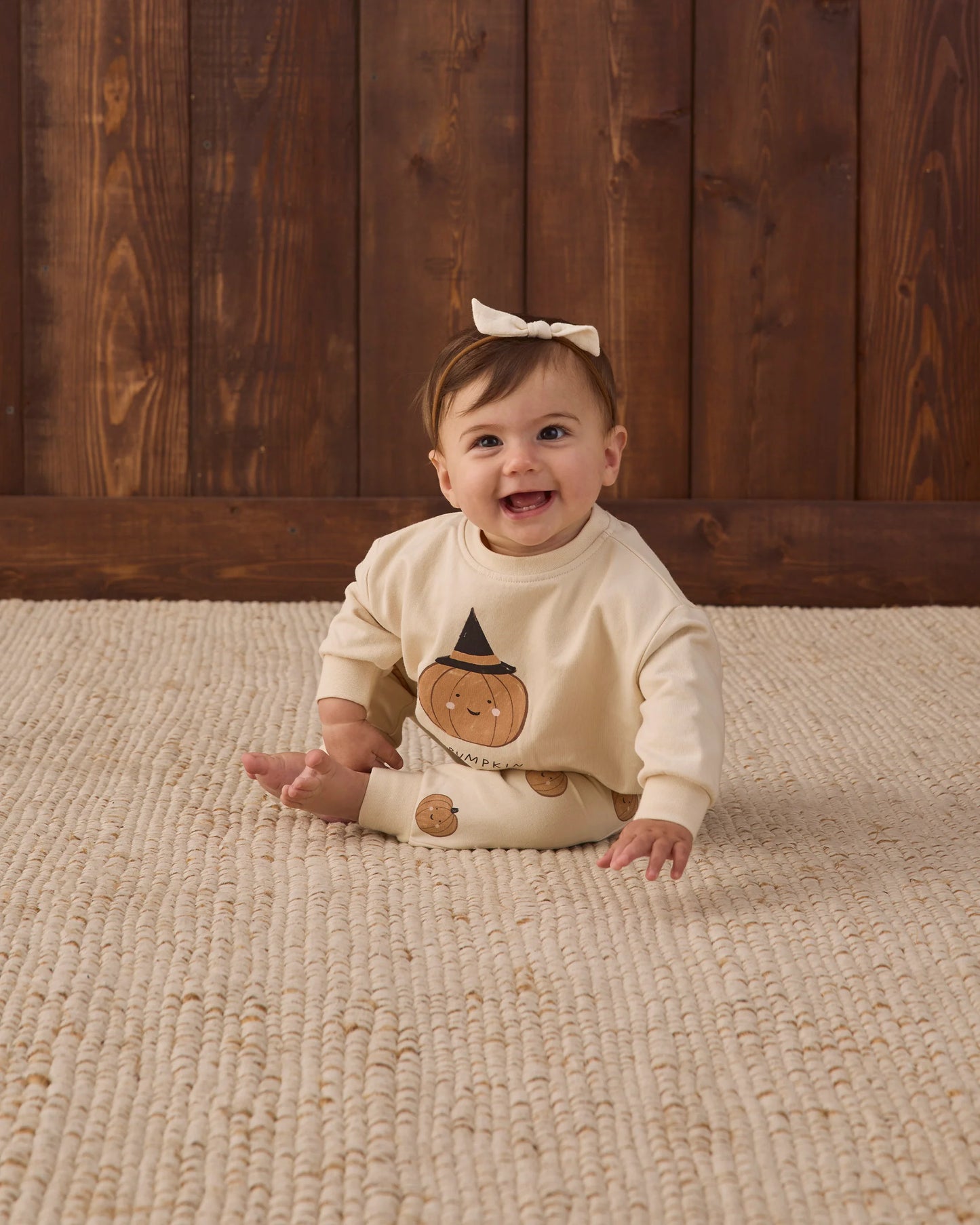 Relaxed Fleece Sweatshirt & Sweatpant Set Lil Pumpkin