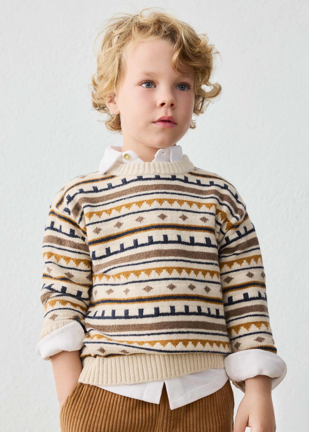 Jacquard Sweater Oat