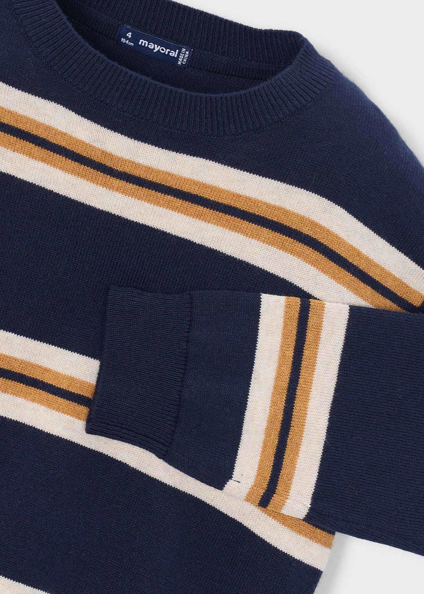 Navy Striped Sweater