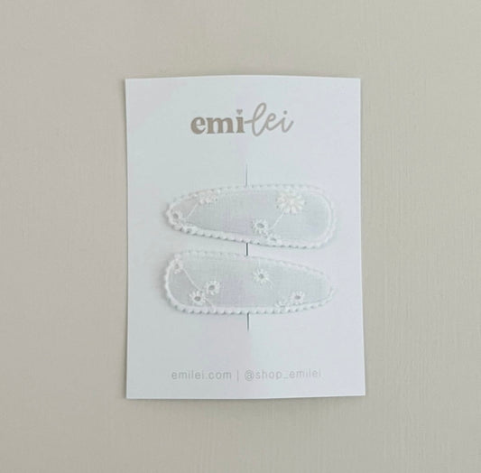 Barrette Hair Clips - Set of 2