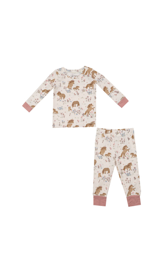 Pretty Ponies Long Sleeve Loungewear Set