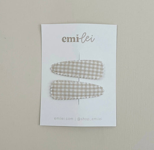 Barrette Hair Clips - Set of 2