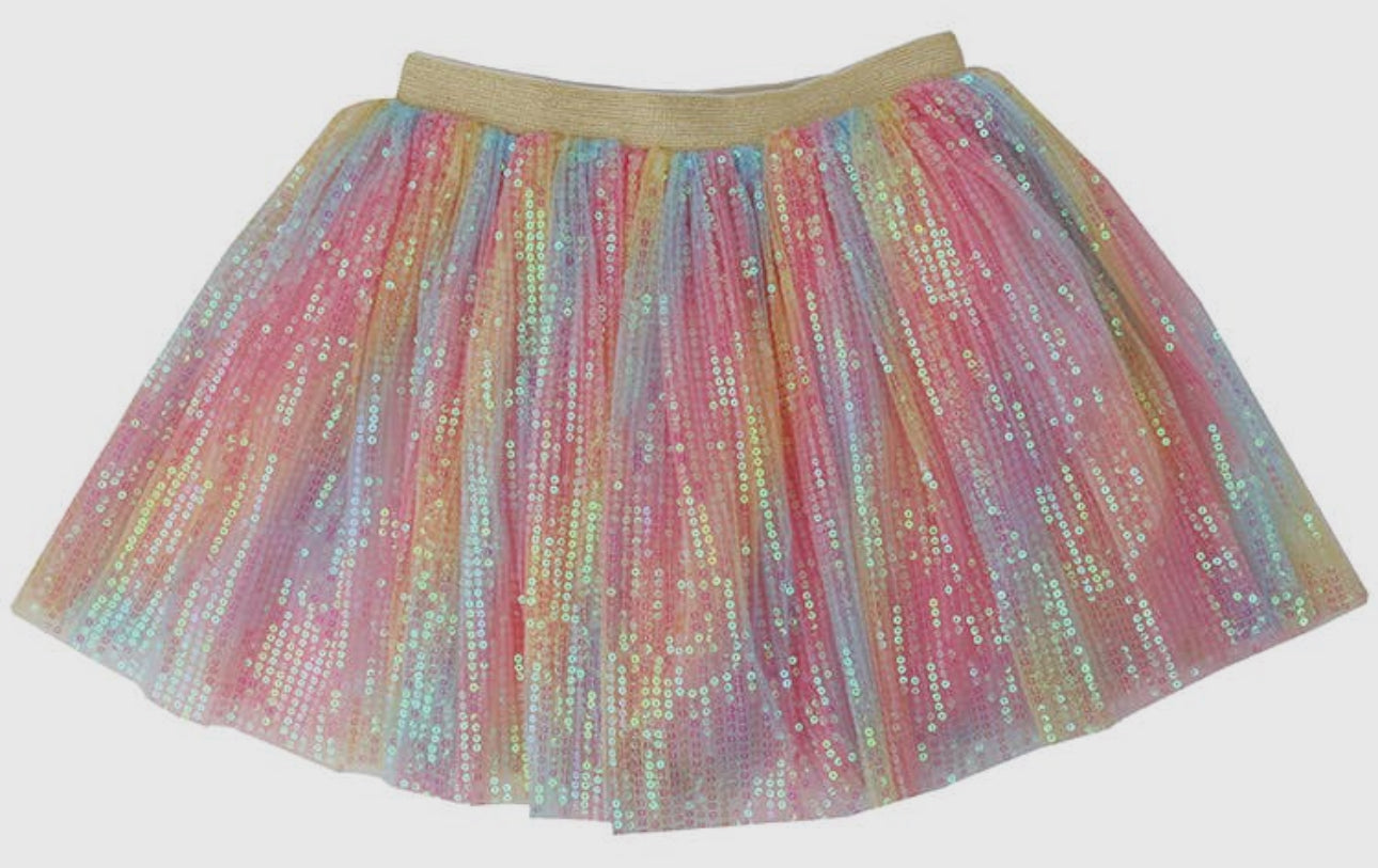 Pastel Ombré Sequin Confetti Tutu