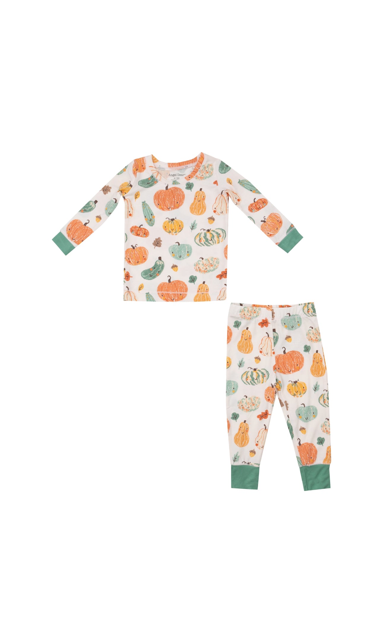 Crayon Pumpkins Long Sleeve Loungewear Set