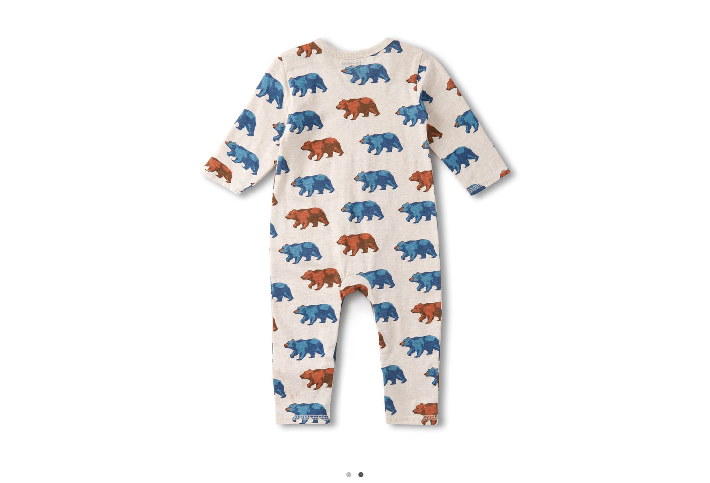 Bluestone Bears Long Sleeve Romper