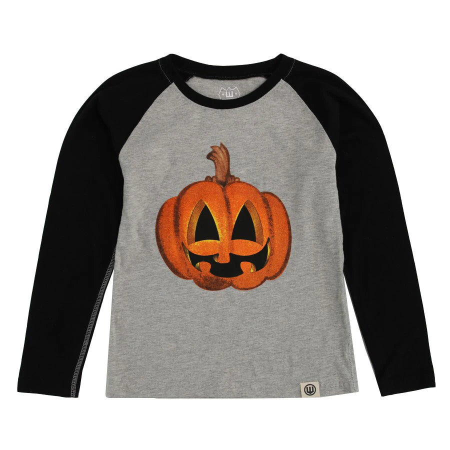 Jack O Lantern Long Sleeve Raglan