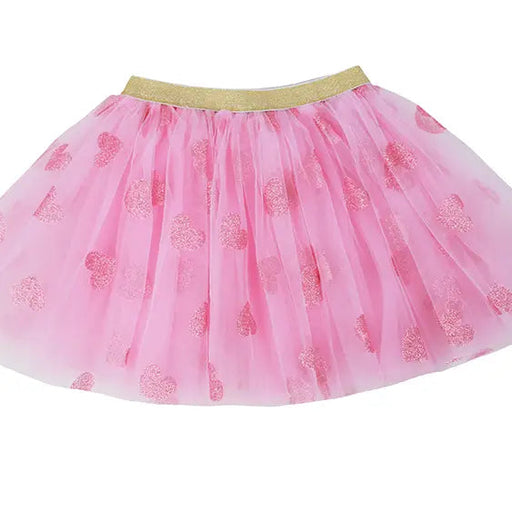 Pink Glitter Heart Tutu