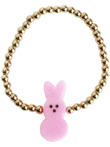 Pink Bunny Bracelet