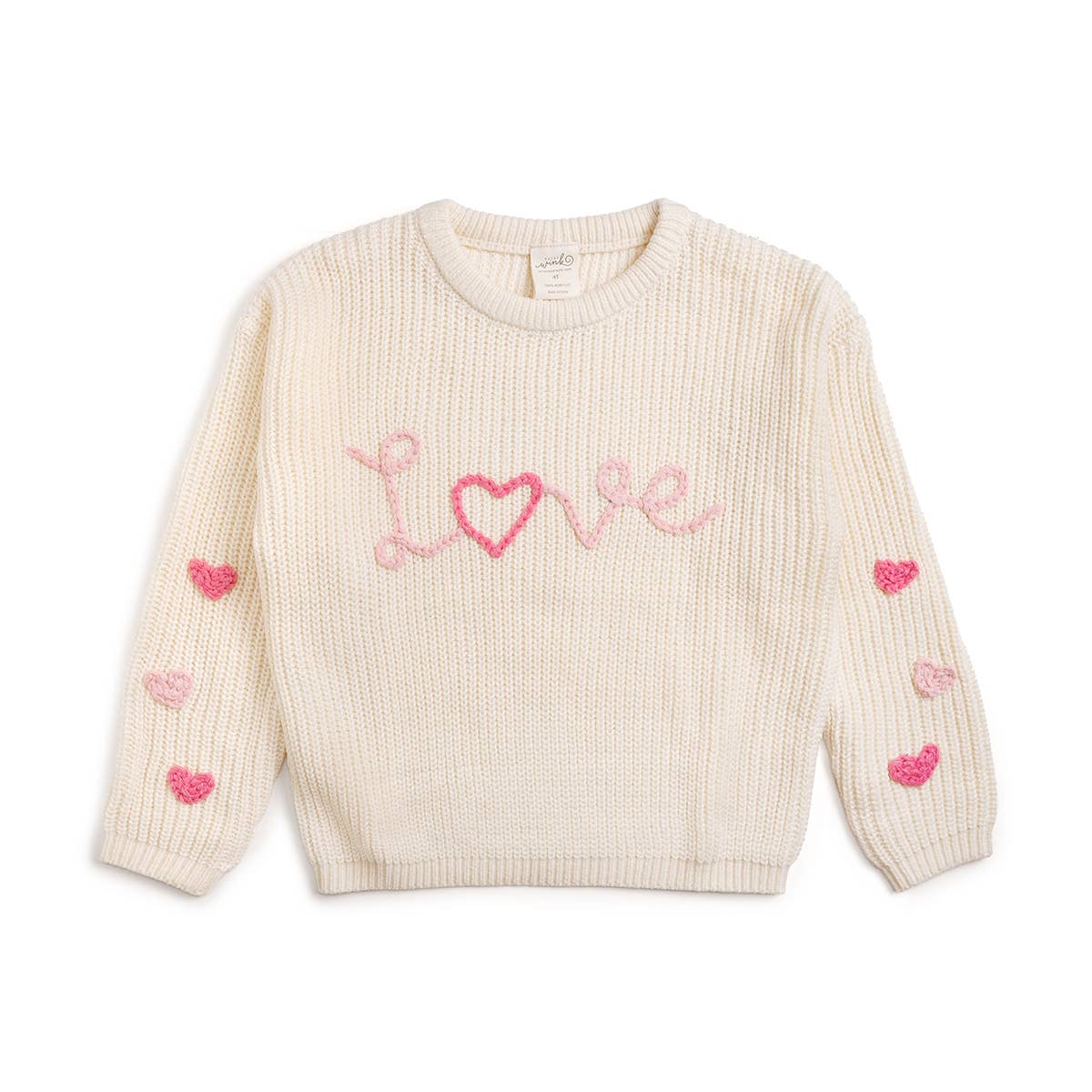 Ditsy Love Valentine’s Day Knit Sweater