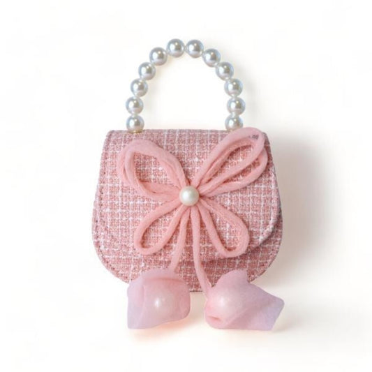 Bowtie Tweed Purse