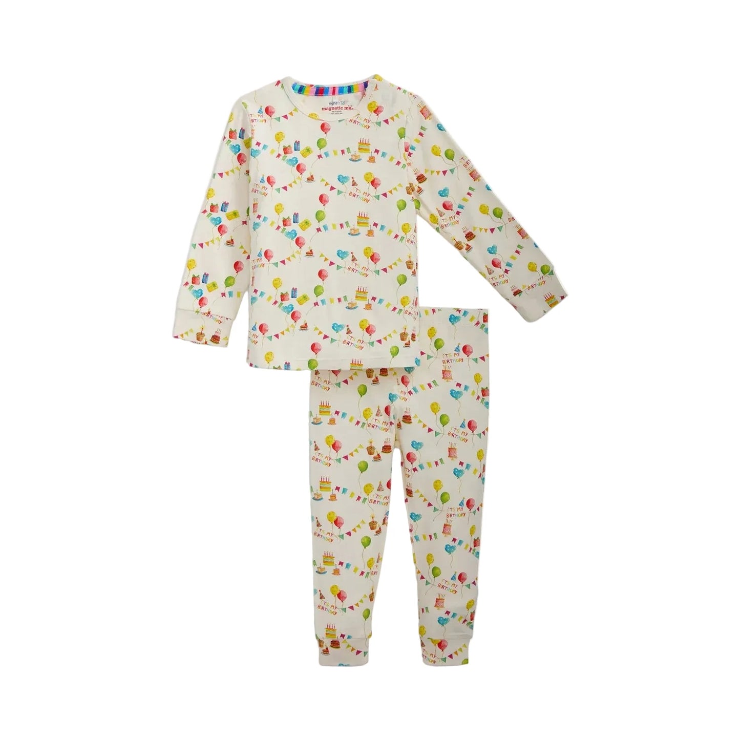 Birthday Babe Modal Magnetic Long Sleeve Long Pant PJ Set