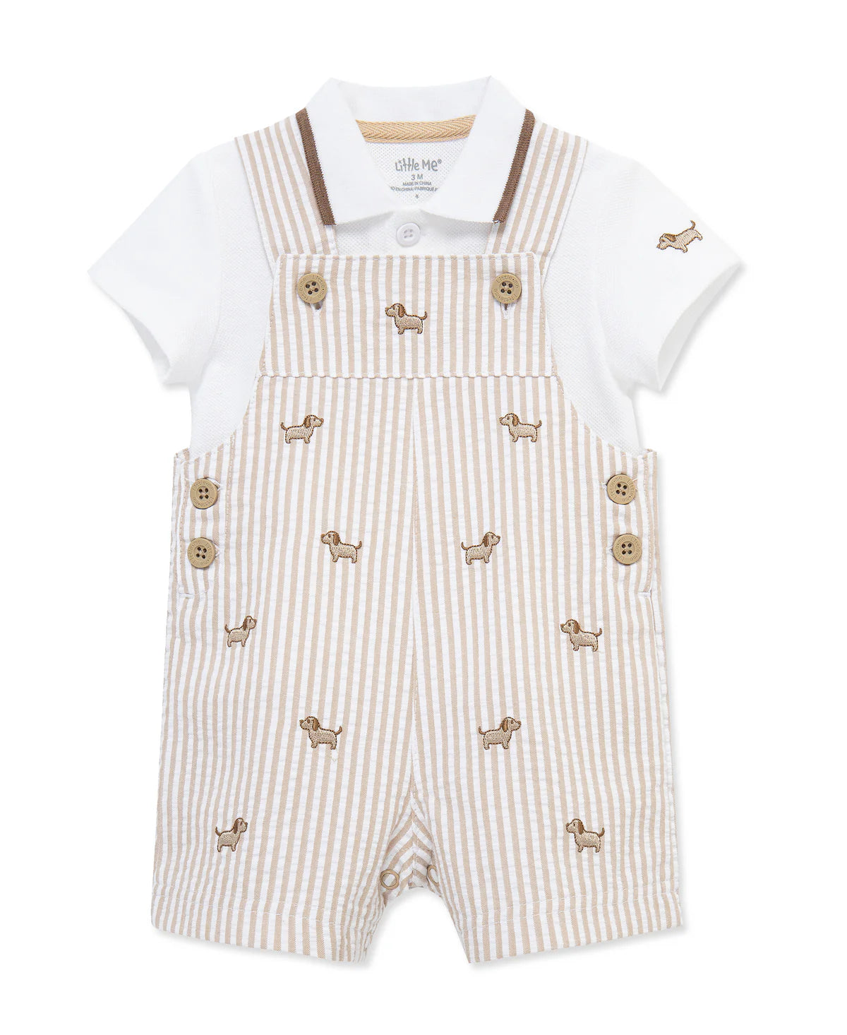Puppies Woven Shortall Set