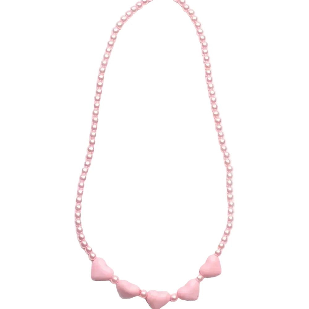 Pink Heart Necklace