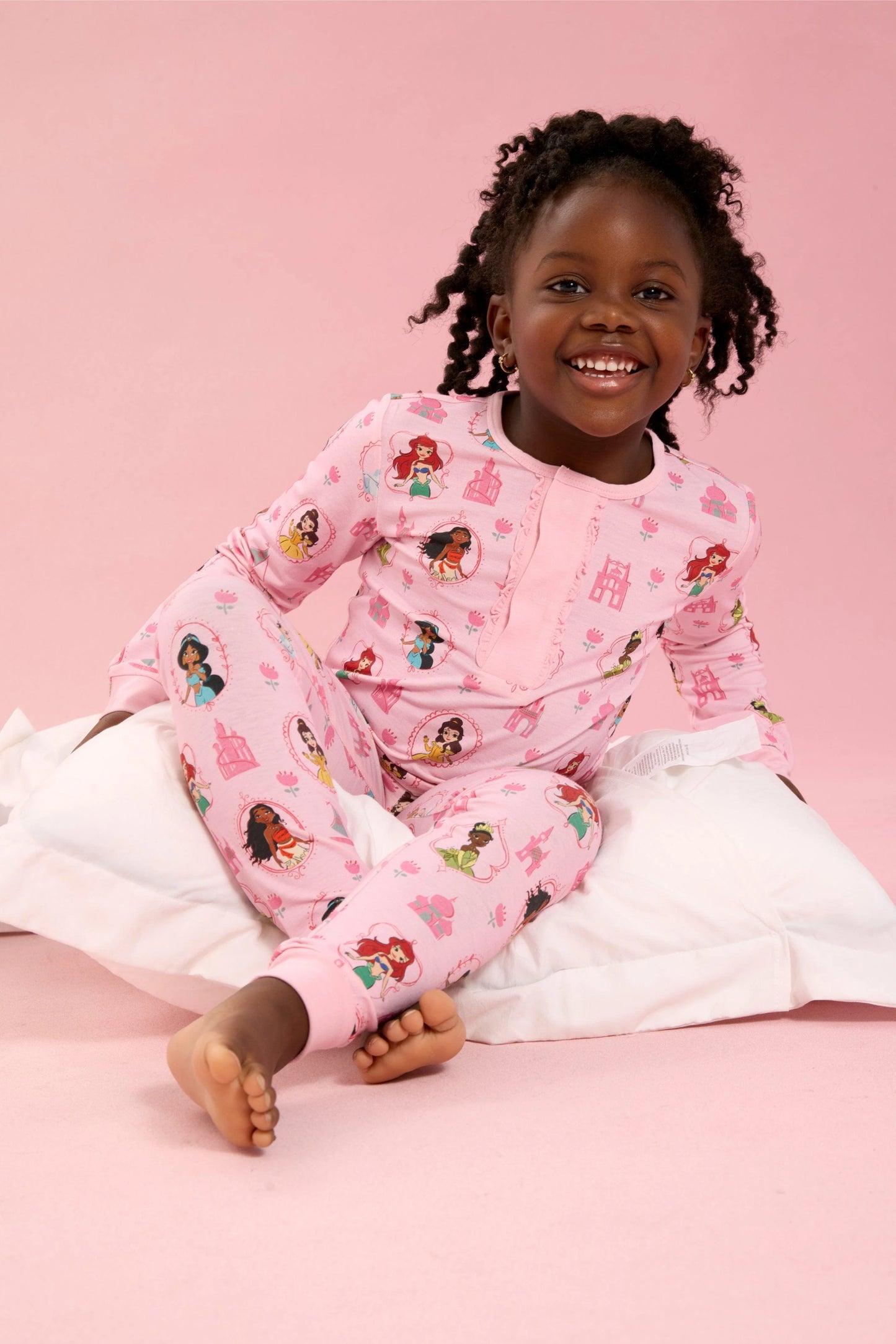 Princess Royal Radiance Modal Magnetic Long Sleeve Ruffle PJ Set