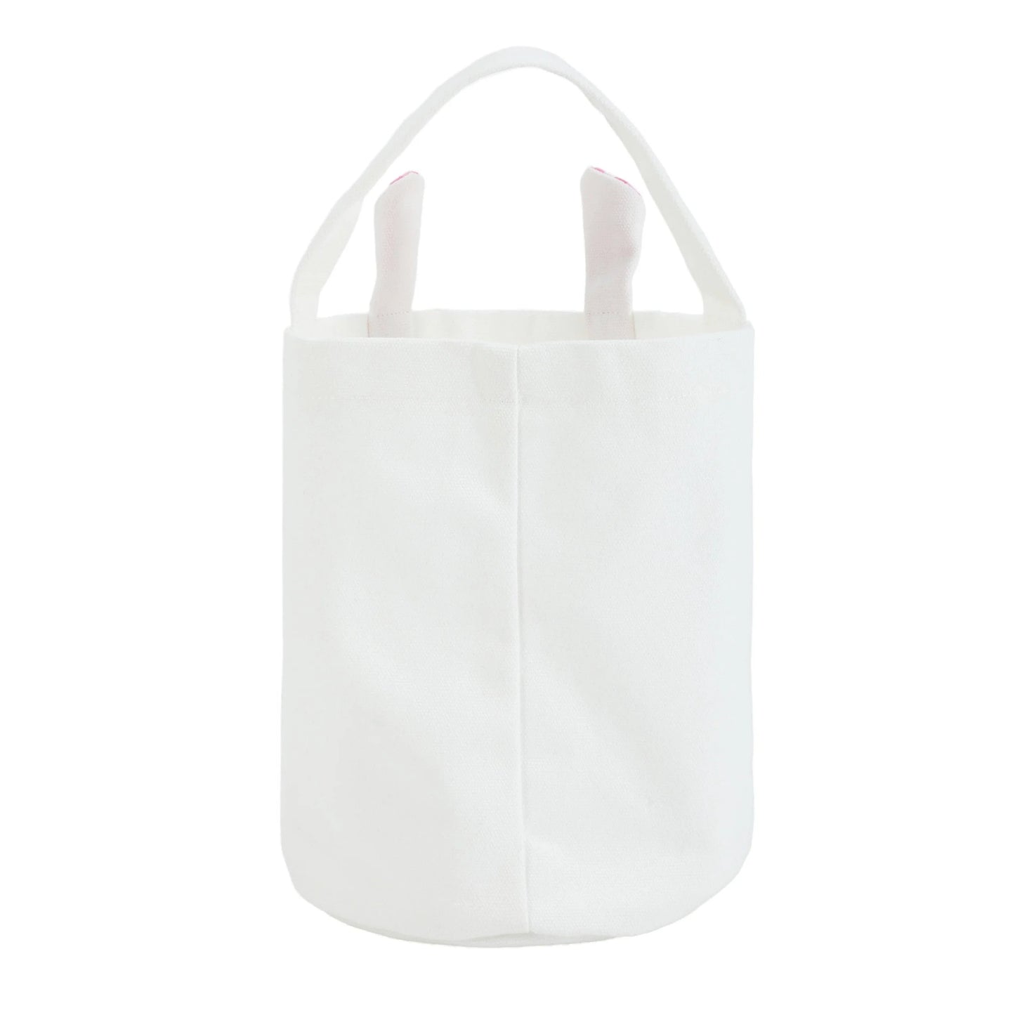 Pink Gingham Easter Bunny Basket