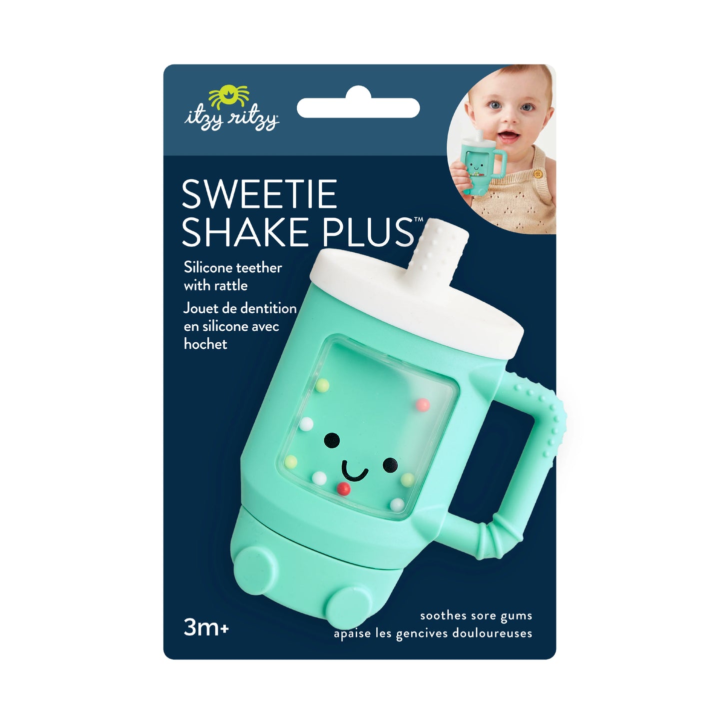 Sweetie Shake Tumbler Teething + Rattle