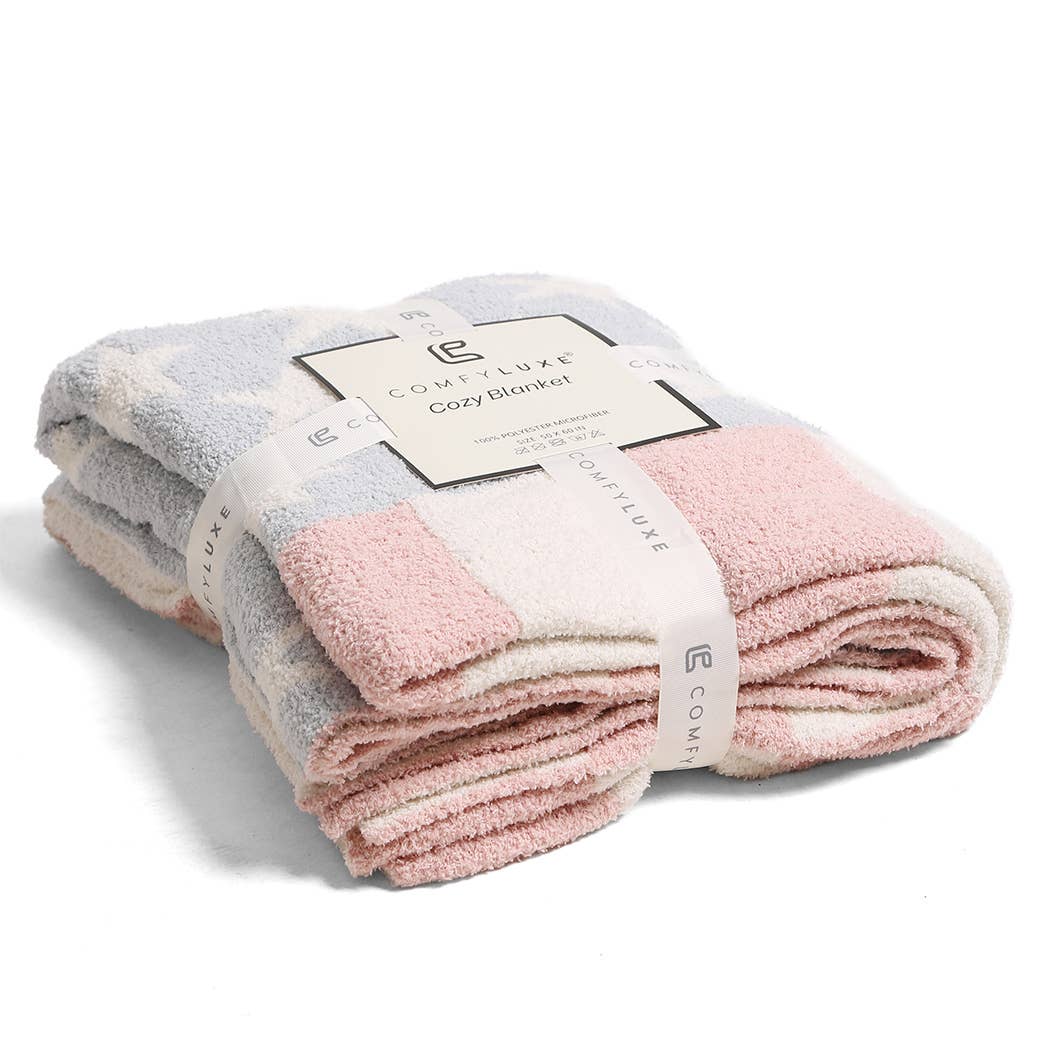 Faded American Flag Throw Blanket