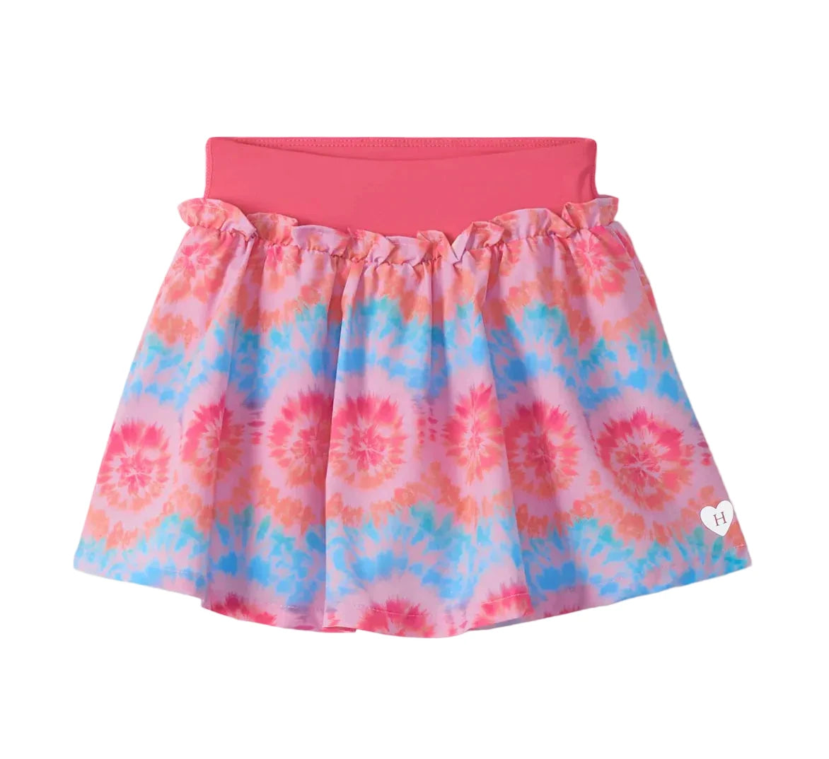 Starburst Tie Dye Ruffle Skort