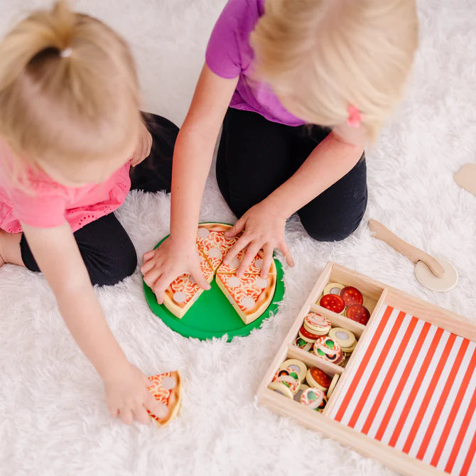 Wooden Pizza Party Play Set