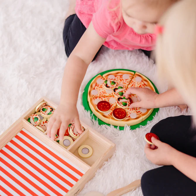 Wooden Pizza Party Play Set