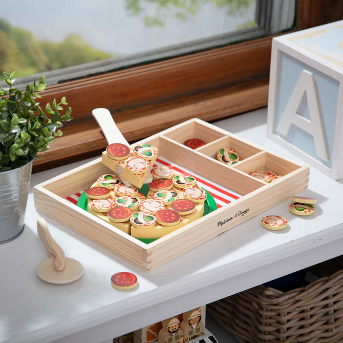 Wooden Pizza Party Play Set