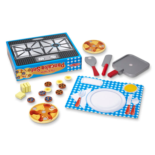 Flip & Serve Pancake Set - Wooden Play Food