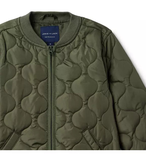 The Quilted Bomber Jacket