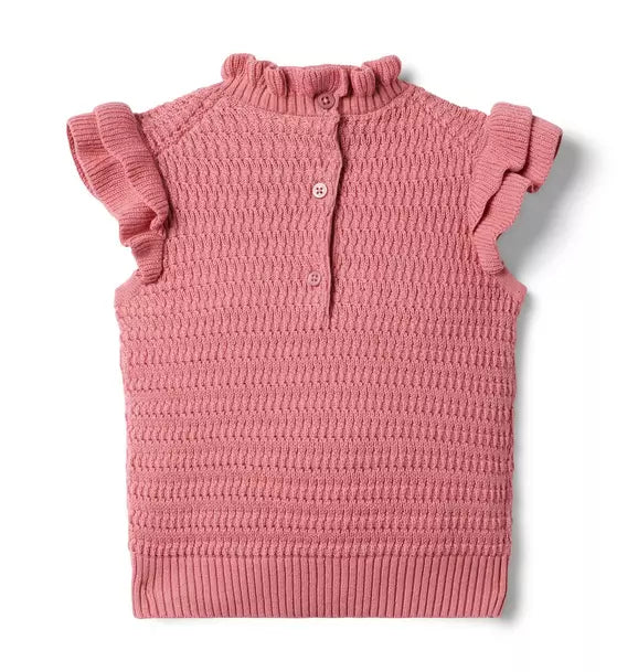 Ruffle Sweater Top