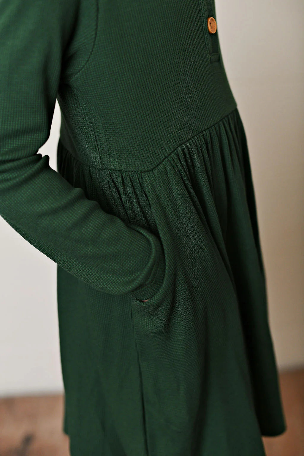 Pine Bamboo Pocket Dress