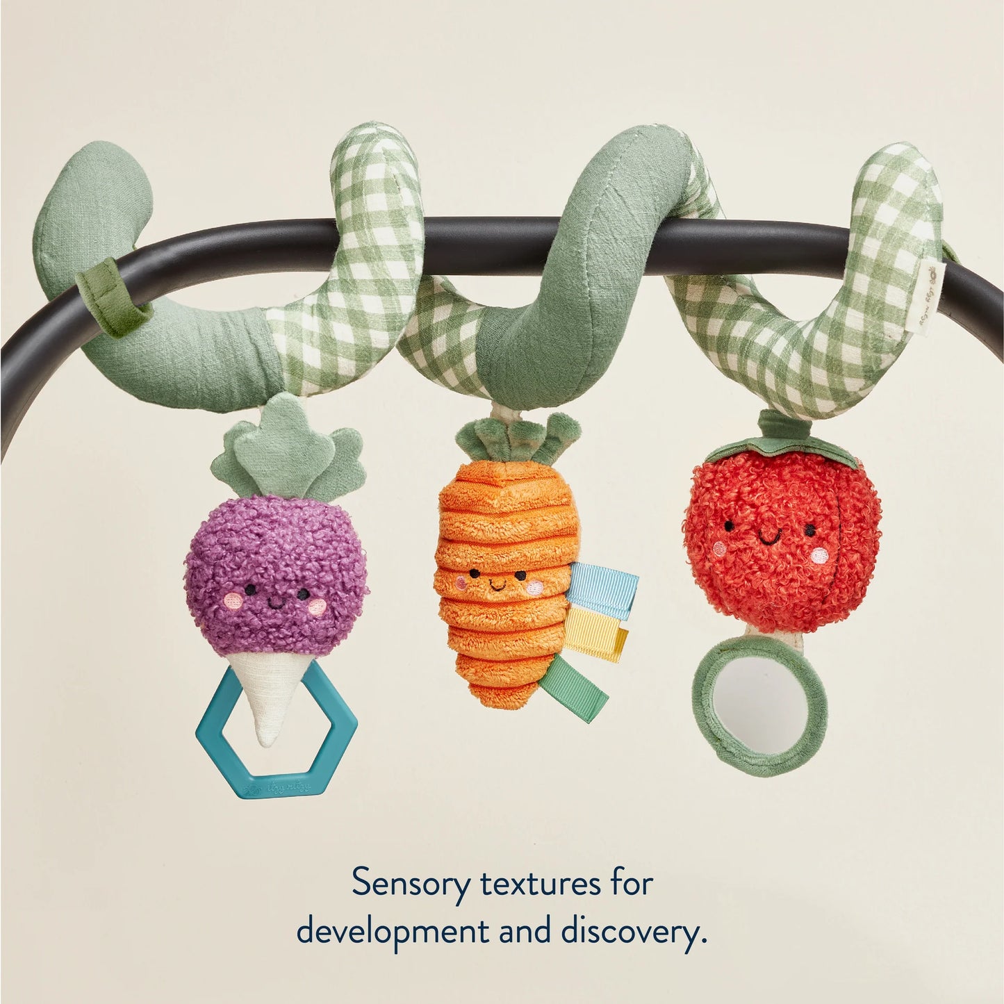 Veggie Itzy Bitzy Spiral Car Seat Activity Toy