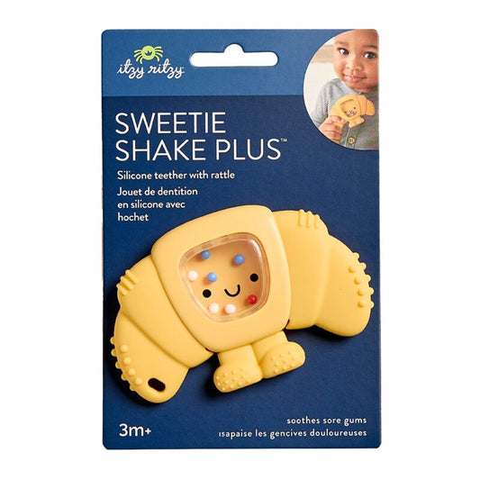 Sweetie Shake Plus Teething & Rattle Toy Croissant