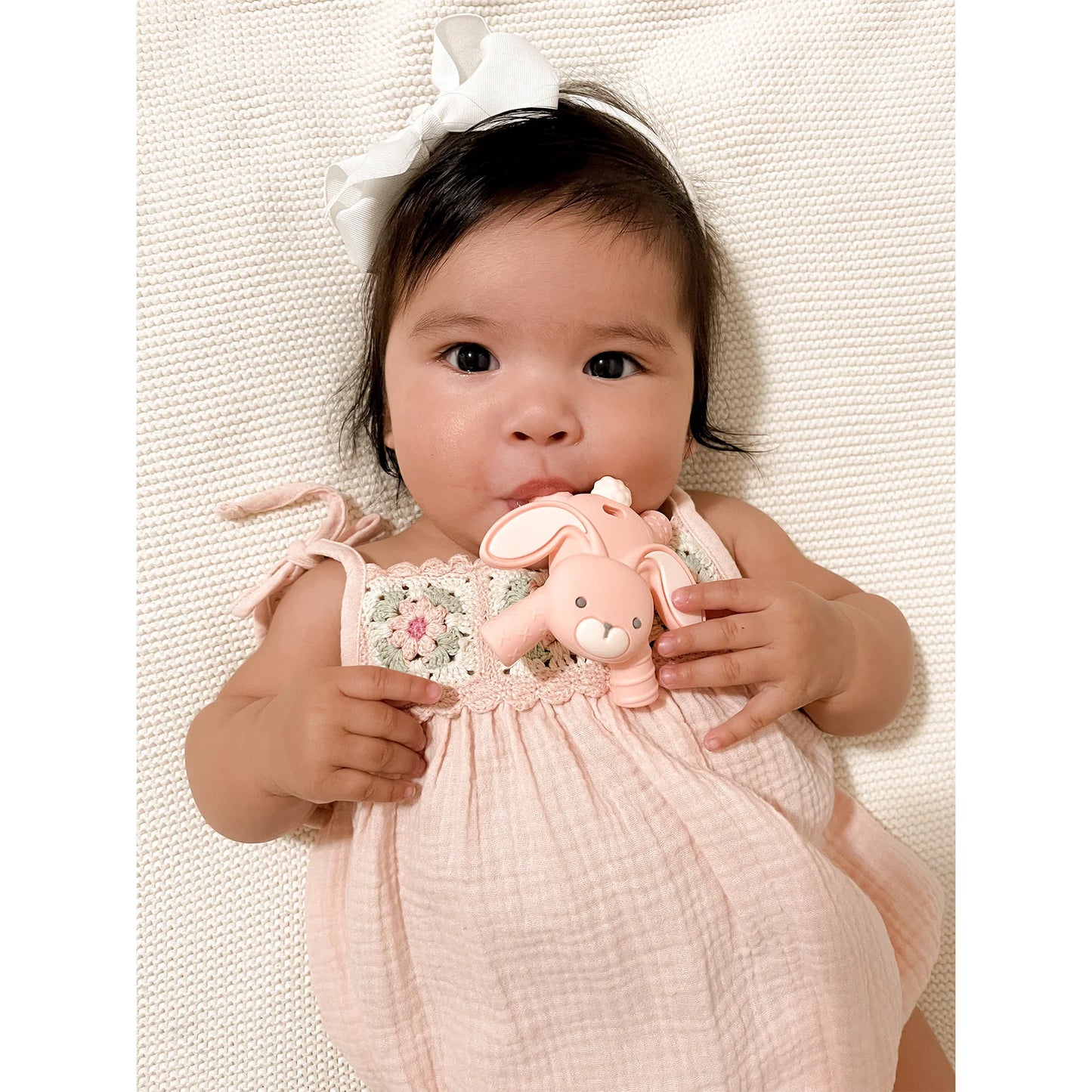 Ritzy Teether Baby Molar Teether Bunny