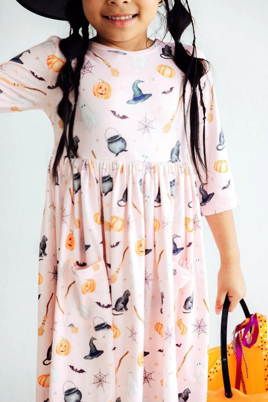 Hey Boo Pocket Twirl Dress