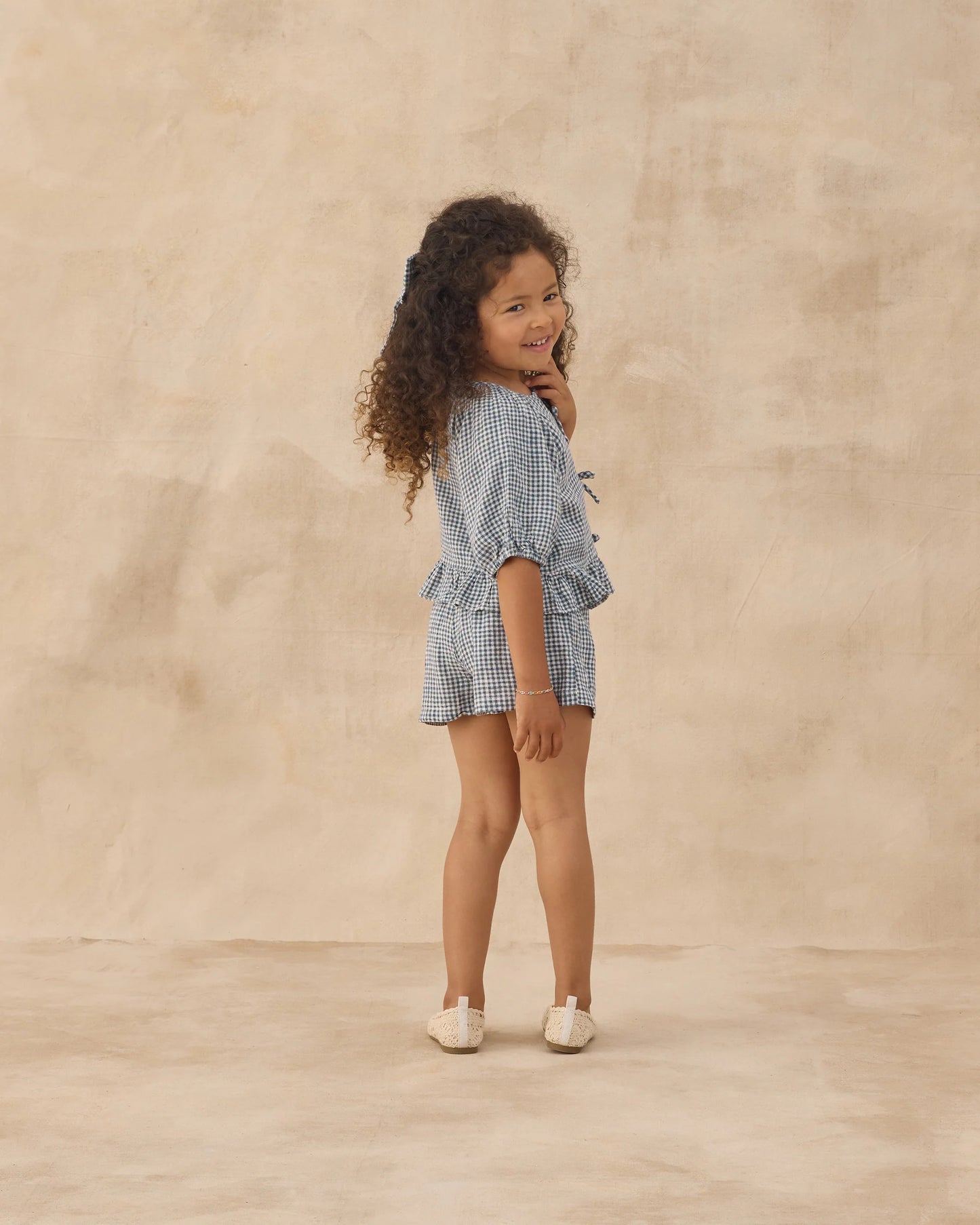 Juniper Set || Marine Gingham