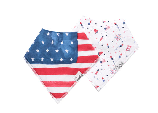 Baby Bandana Bib Set Patriot