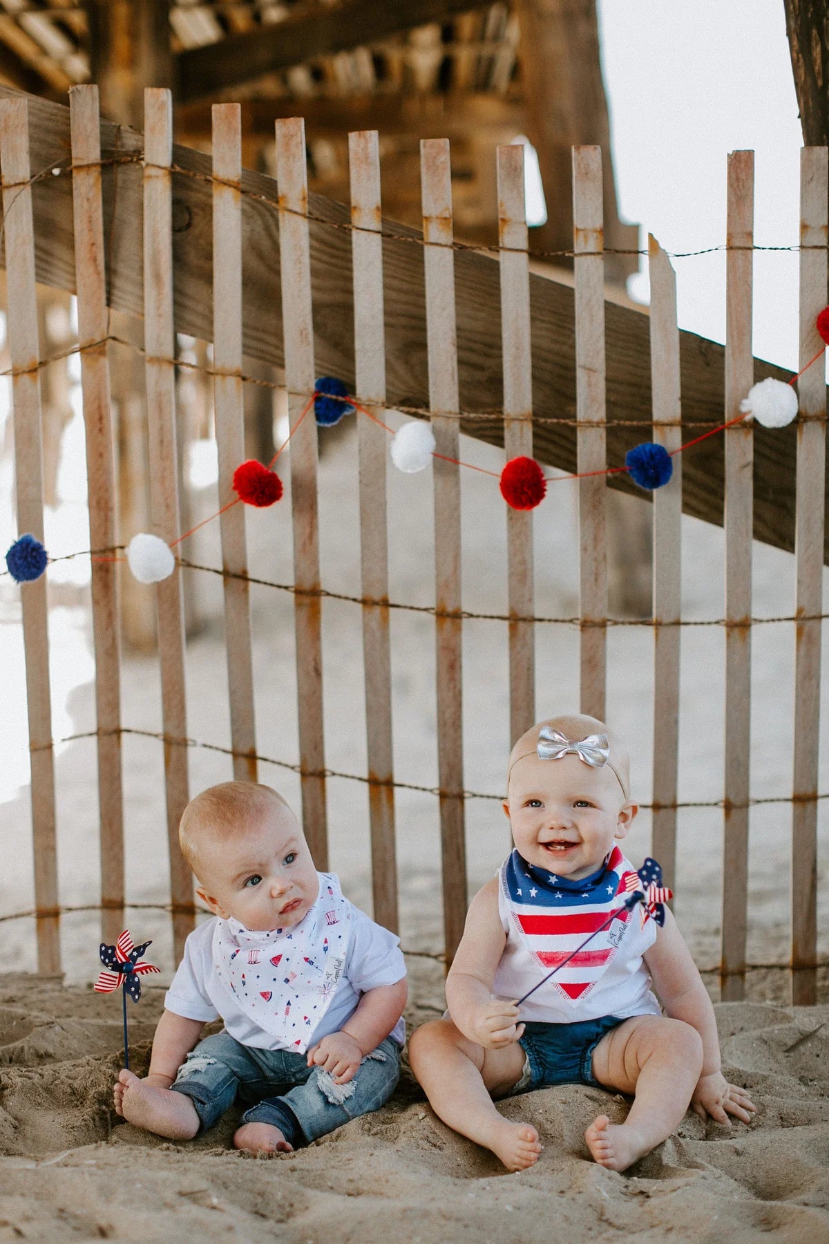 Baby Bandana Bib Set Patriot