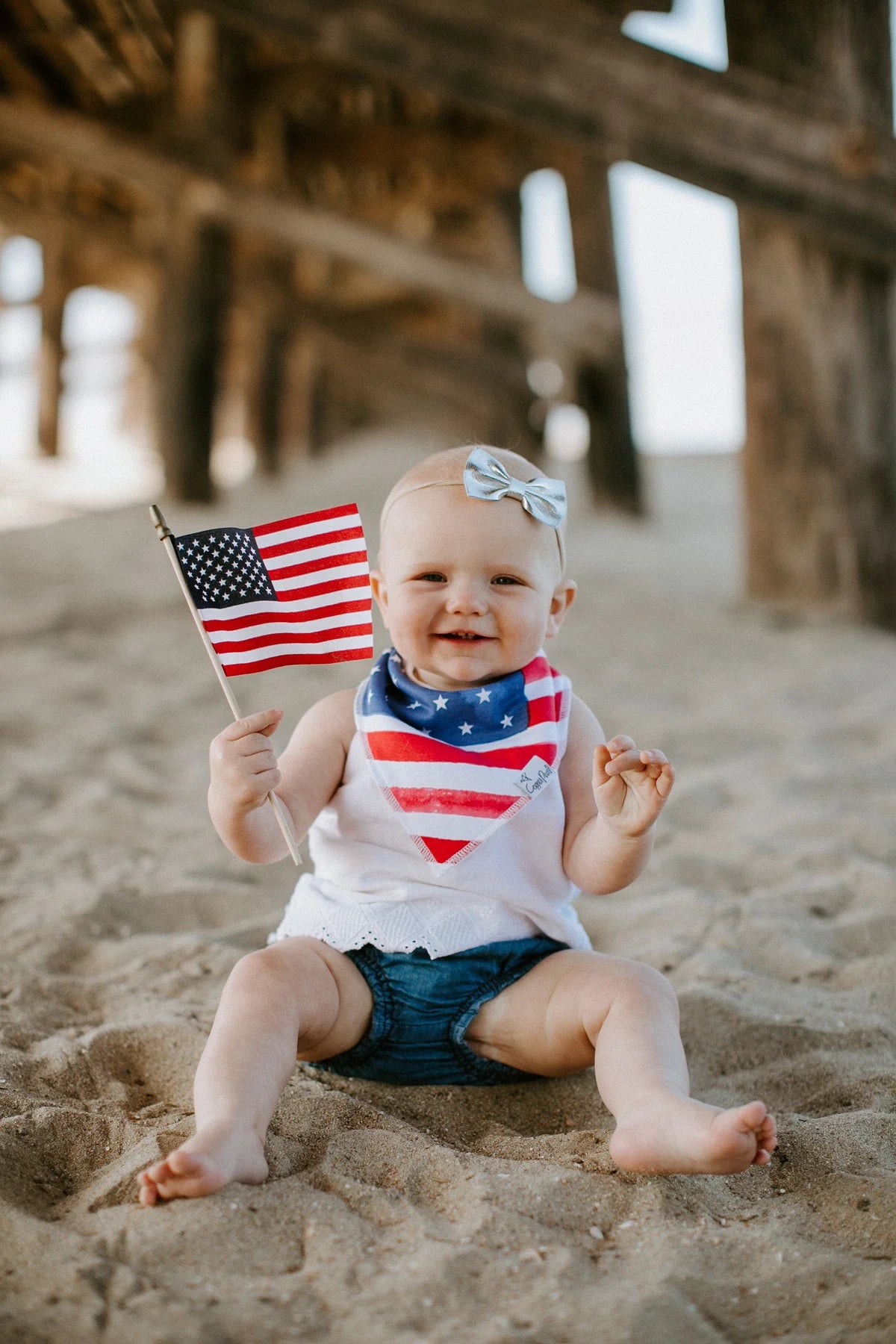 Baby Bandana Bib Set Patriot