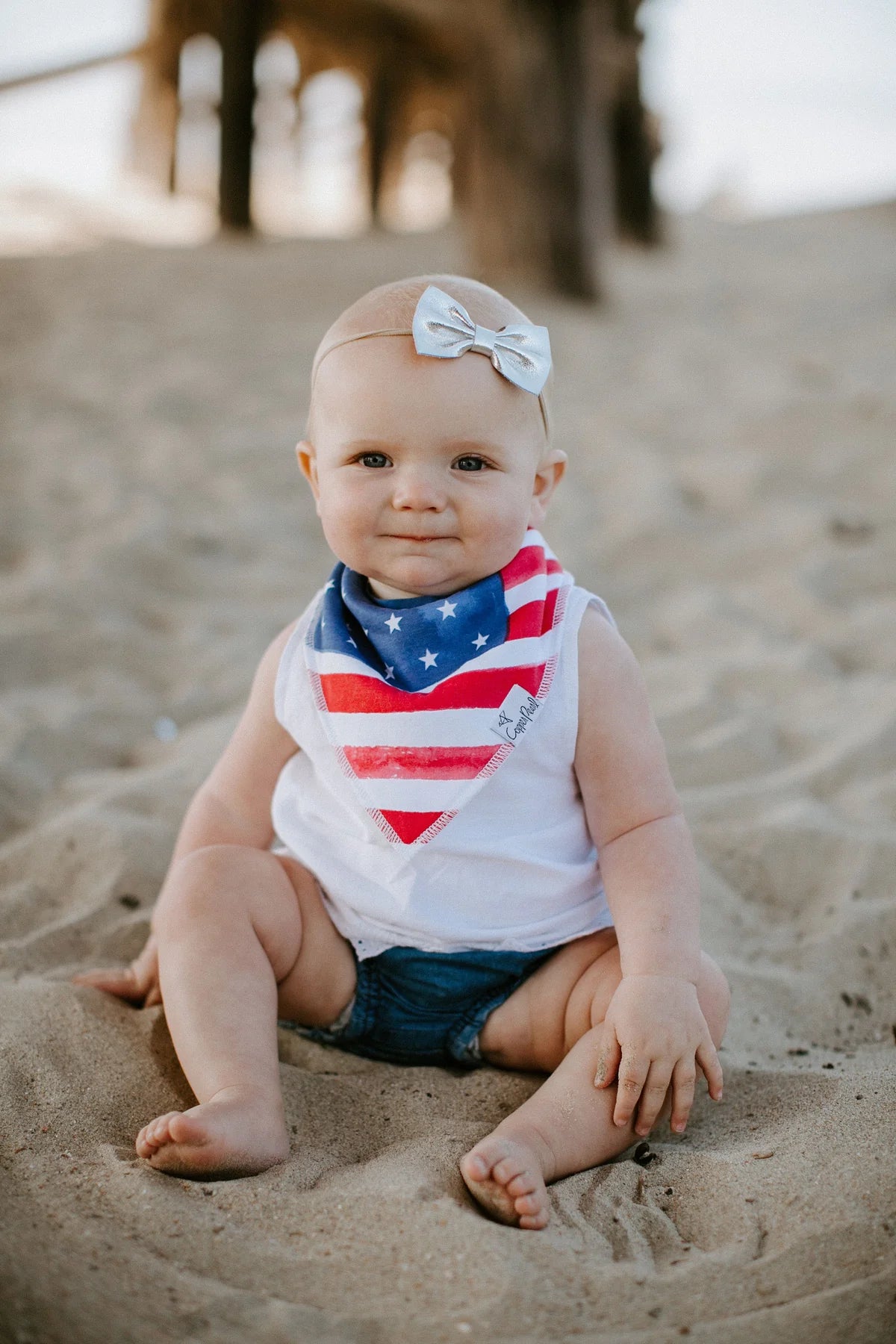 Baby Bandana Bib Set Patriot