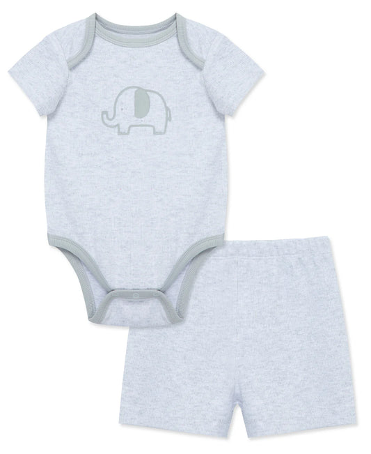 Elephant Bodysuit & Short Set