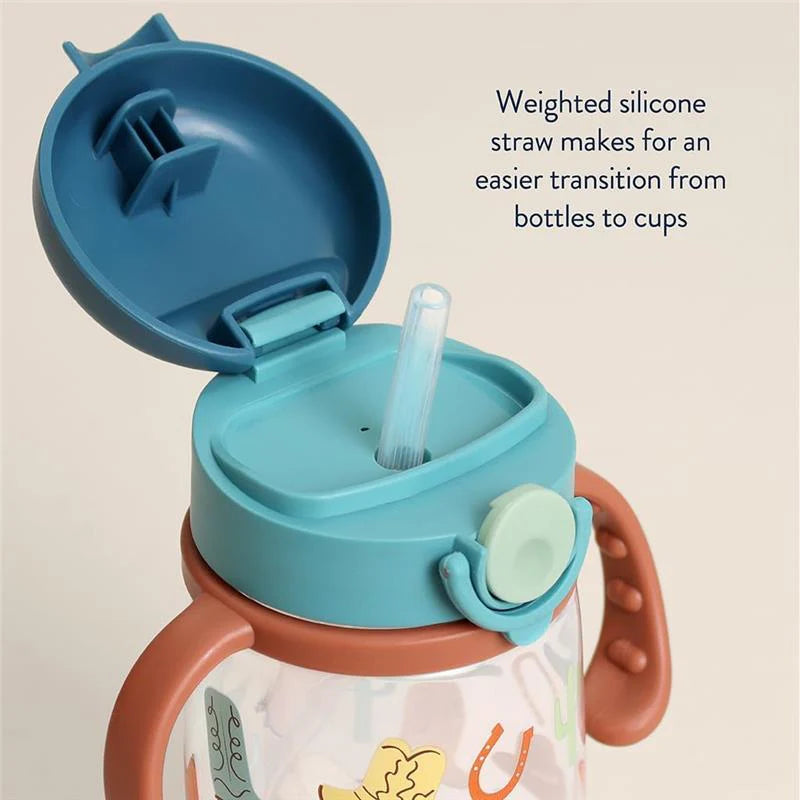 Itzy Sips™ - Straw Cup with Snap-Close Lid - Giddy Up!